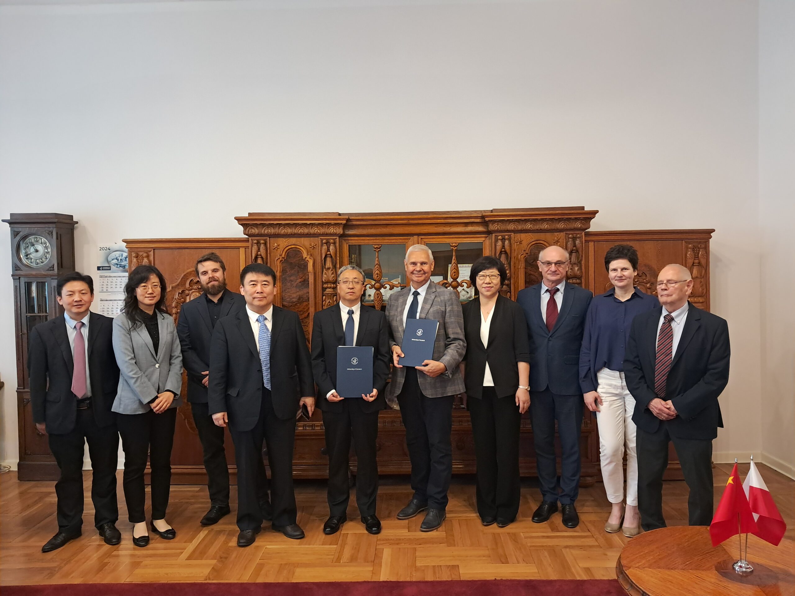 Wizyta w Instytucie delegacji Chińskiej Służby Geologicznej