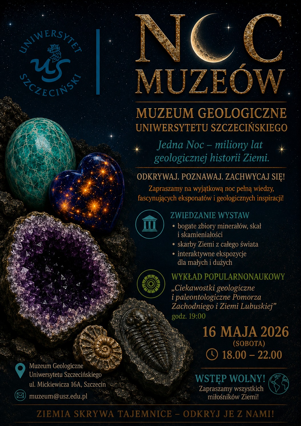 Zapraszamy na XX Europejską Noc Muzeów – 16 maja 2026 r.