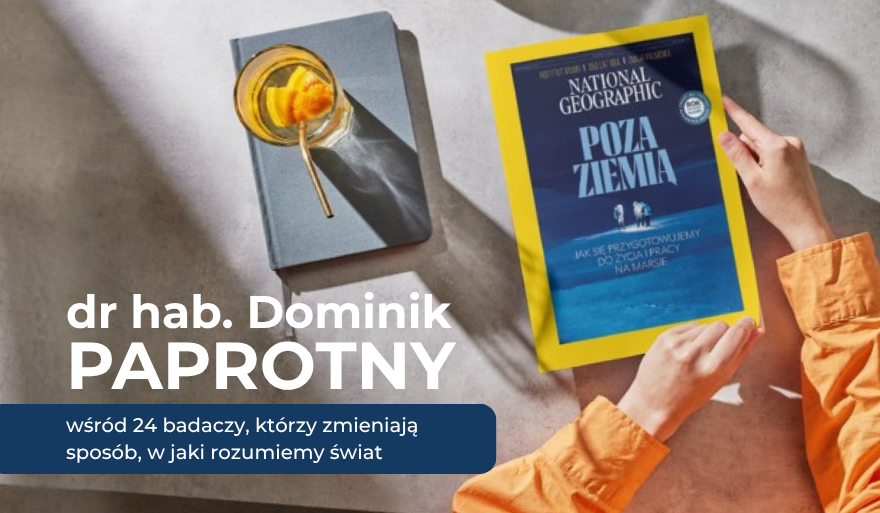 Naukowiec US Dr hab. Dominik Paprotny w prestiżowym zestawieniu „National Geographic”