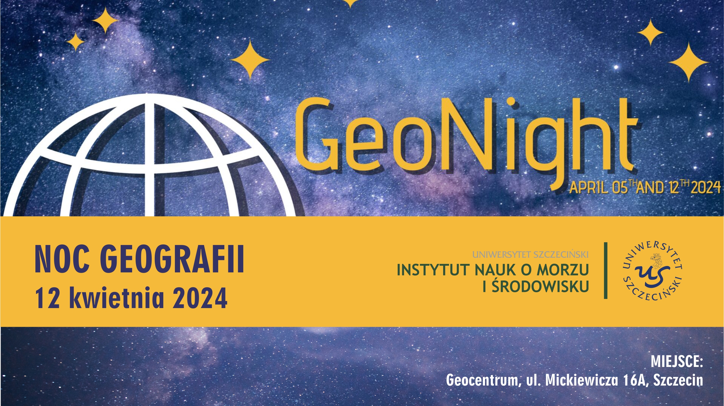 GeoNight 2024 – Noc Geografów w Instytucie Nauk o Morzu i Środowisku