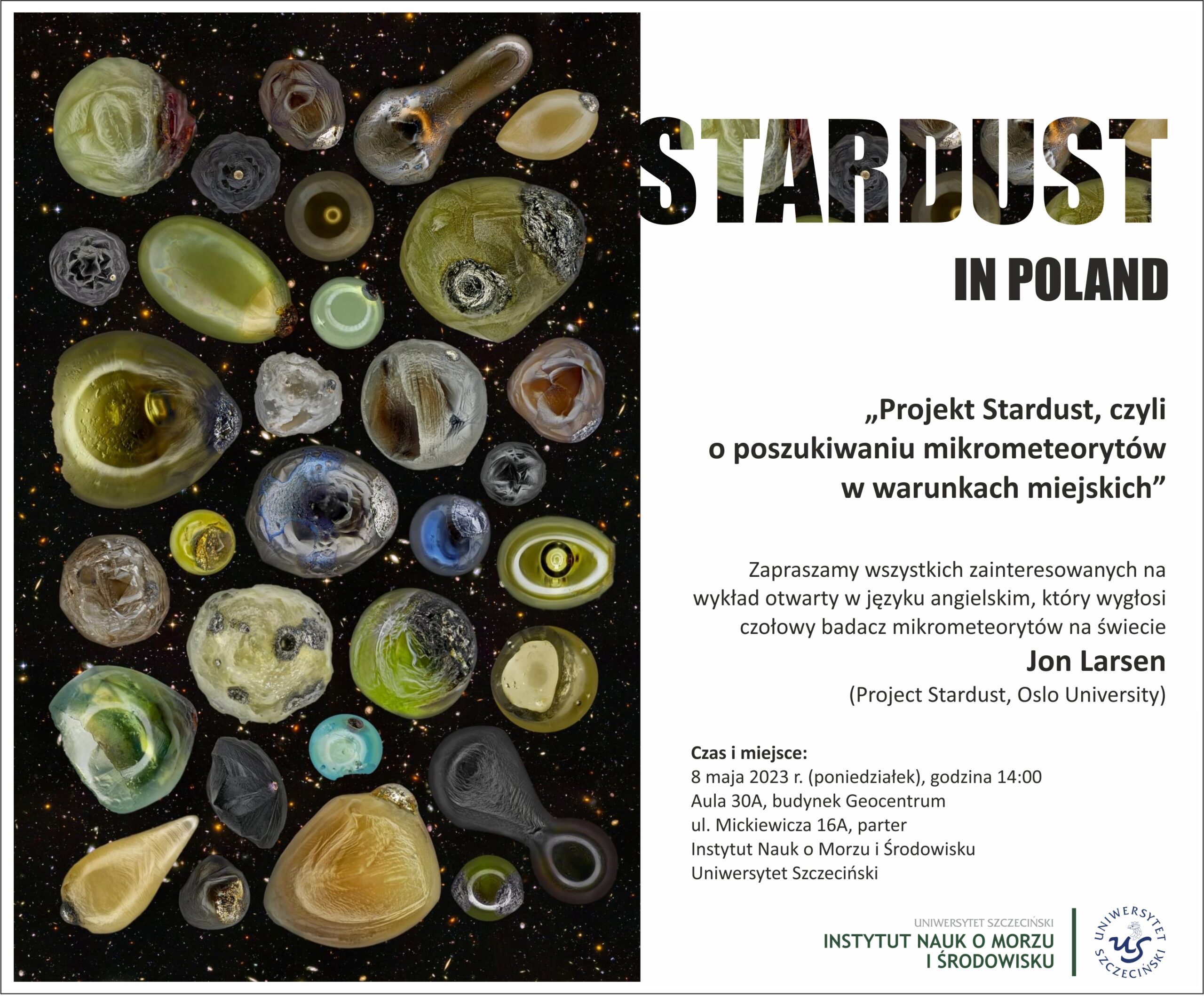 Wykład otwarty pt. „Projekt Stardust, czyli o poszukiwaniu mikrometeorytów w warunkach miejskich”